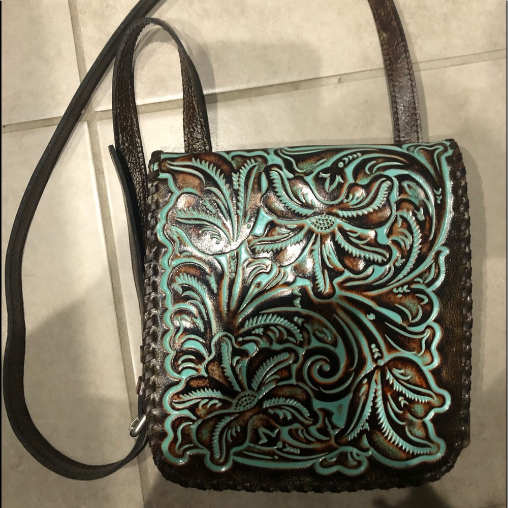 Patricia Nash Granada Turquoise Crossbody